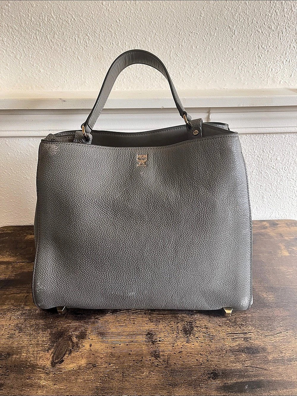 MCM Milla Top Handle Bag